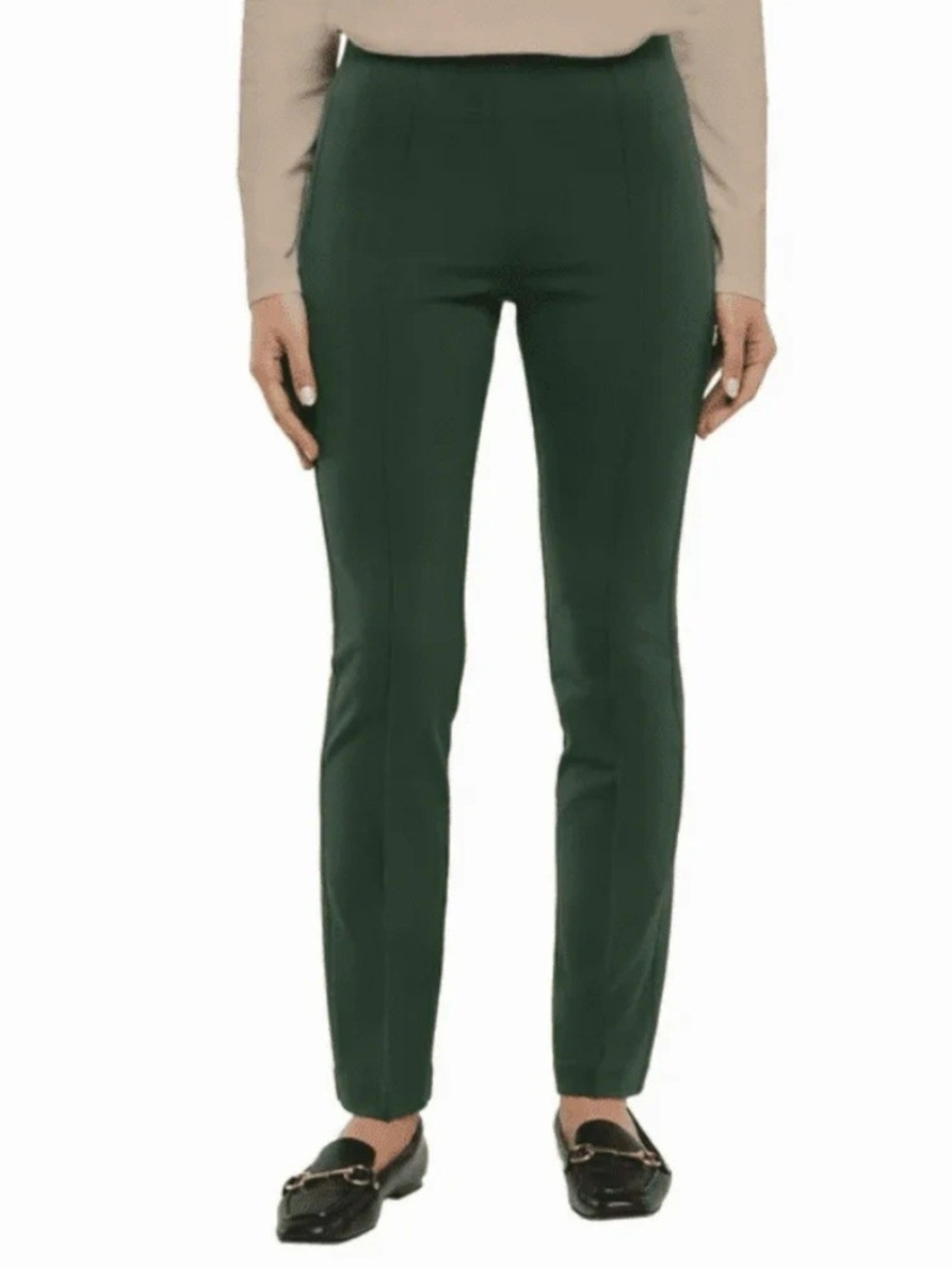 Banana Republic Deep Green Slim Ponte Pants
